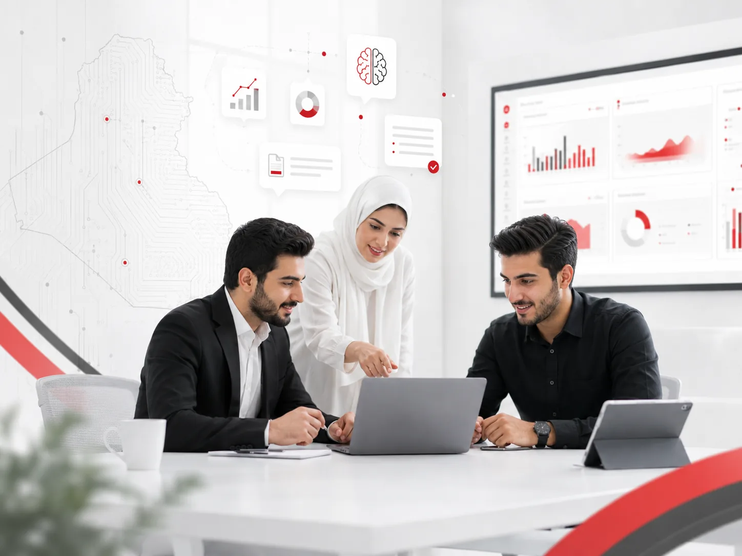 شلون يخدم AI المؤسسات والعمل؟